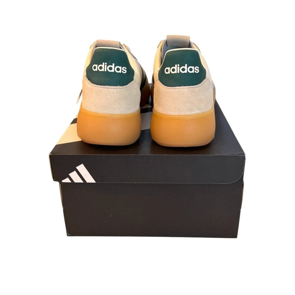 NIB Adidas Sneakers Barreda Decode Lux Mens 10 White Green Gum JR1230
